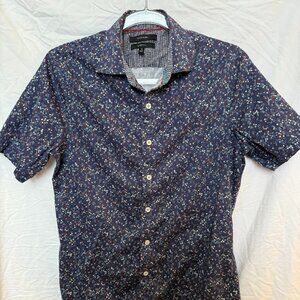 Men's Short Sleeve Button Up Shirt - Size S
